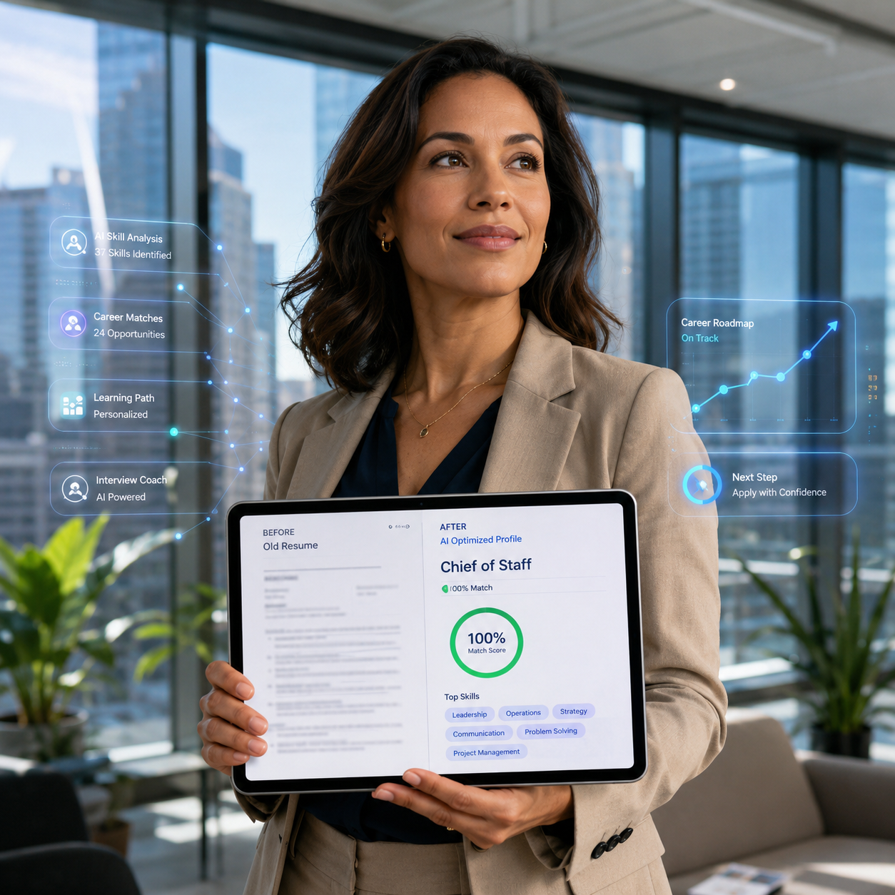 AI-powered career transition platform
